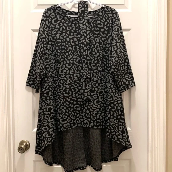 Lane Bryant Belted Animal Print Tunic - Size 14/16 - Picture 5 of 10